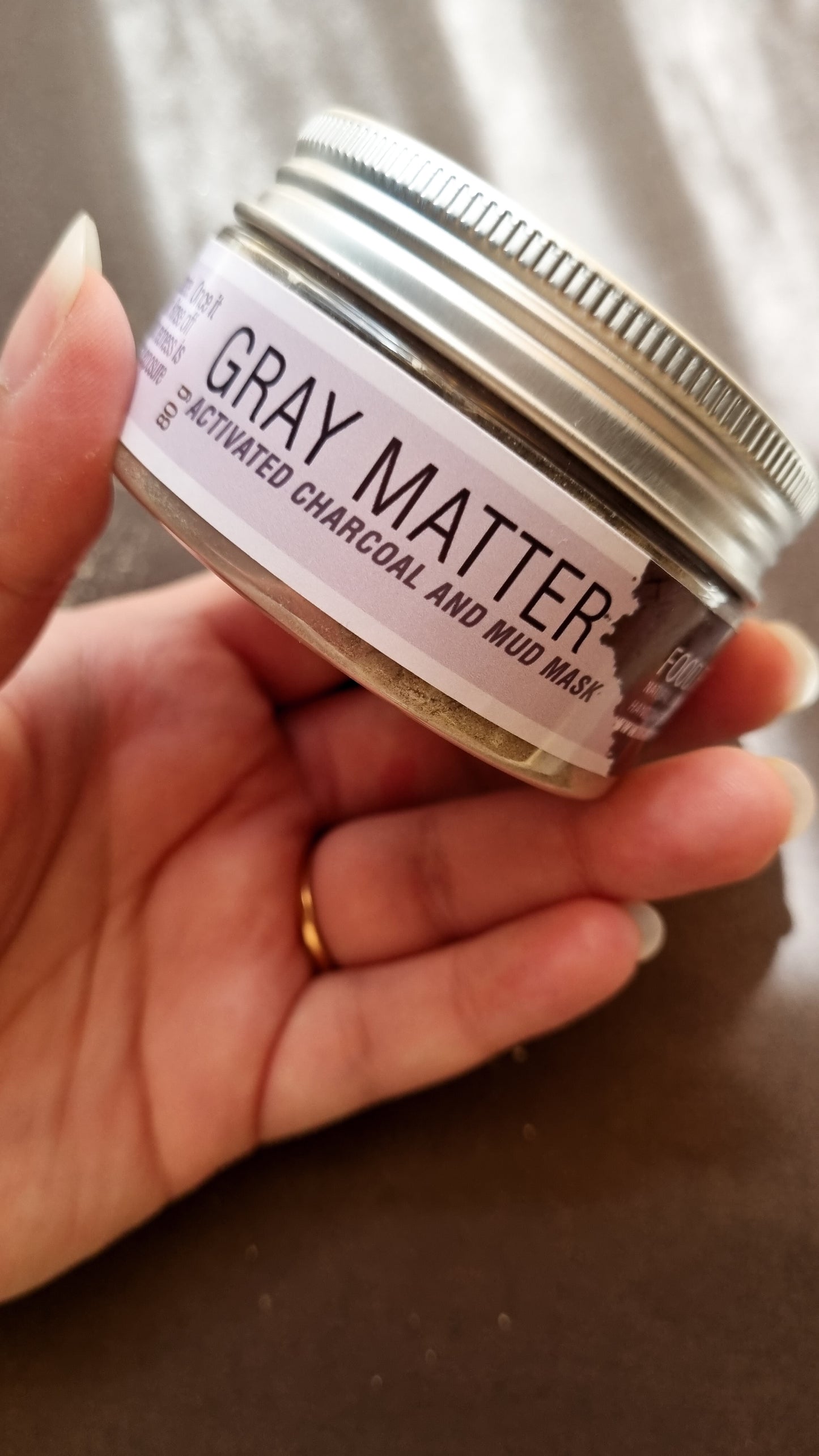 Gray Matter - Charcoal and Mud Mask